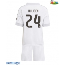 Real Madrid Dean Huijsen #24 Hjemmedraktsett Barn 2025-26 Kortermet (+ Korte bukser)